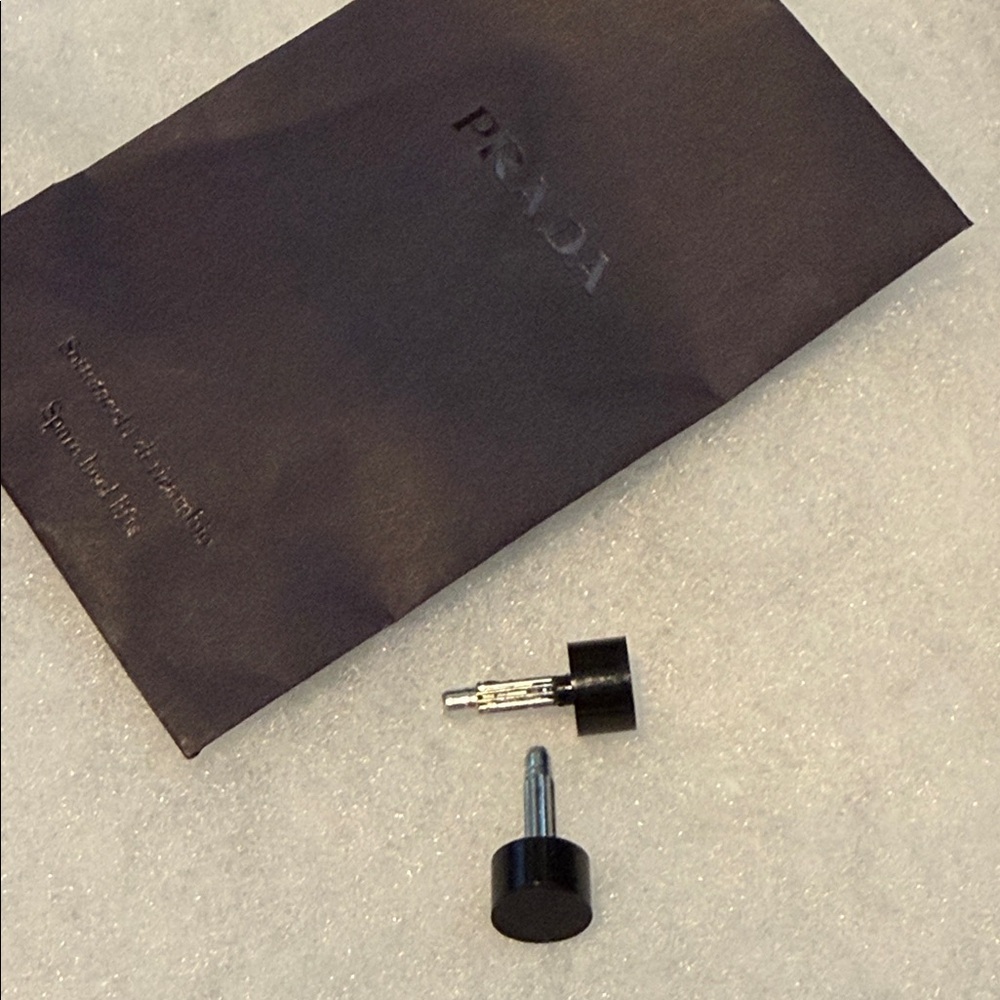 New Prada Black Replacement Heel Tips
